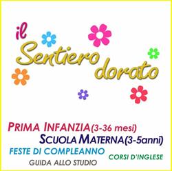 Asilo nido e Scuola dell' infanzia paritaria "Il Sentiero Dorato", Bitritto orari di apertura