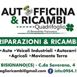 Autofficina & Ricambi Quadrifoglio, Bisignano orari di apertura