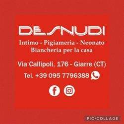 Desnudi Intimo, Giarre orari di apertura