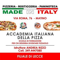 Pizzeria made in italy, Matino orari di apertura