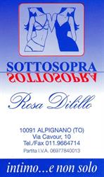 Sottosopra intimo e non solo, Alpignano orari di apertura