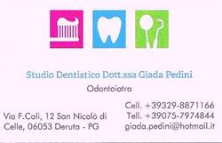 Studio Dentistico Dott.ssa Giada Pedini, Deruta orari di apertura
