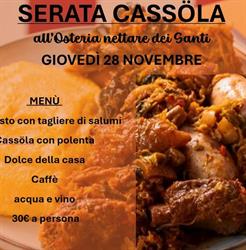 Osteria nettare dei Santi, Pontida orari di apertura