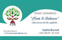 Studio Osteopatico MOVE to Balance- Alla ricerca del tuo equilibrio, Pont-Saint-Martin orari di apertura