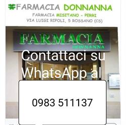 Farmacia Donnanna Corigliano-Rossano, Rossano Stazione - Orari di apertura