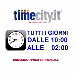 TimeCity Sirignano, orari di apertura