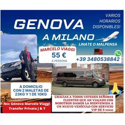 NCC Genova Marcelo Viaggi Transfer Privato, orari di apertura