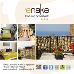 B&B Anaka, Agrigento orari di apertura