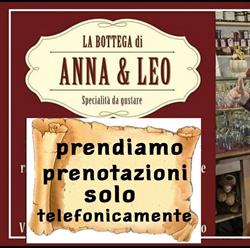 La Bottega di Anna e Leo, Lucca orari di apertura