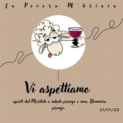 La Pecora m'briaca, Montesilvano orari di apertura
