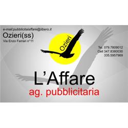 Agenzia Pubblicitaria L'Affare, Ozieri orari di apertura