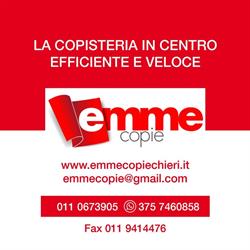 EmmeCopie Chieri, orari di apertura