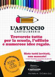 L'astuccio Cartolibreria, Calco orari di apertura
