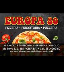 Europa 80 pizzeria pucceria, Oria orari di apertura