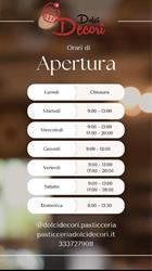 Dolci Decori Pasticceria, Ascoli Satriano orari di apertura