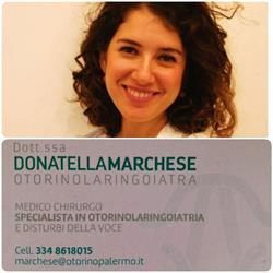 Dott.ssa Donatella Marchese - Otorinolaringoiatra Palermo, orari di apertura