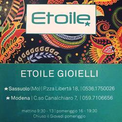 Etoile Gioielli, Sassuolo orari di apertura