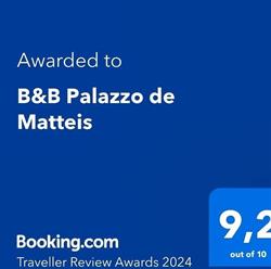 B&B Palazzo de Matteis, San Severo orari di apertura