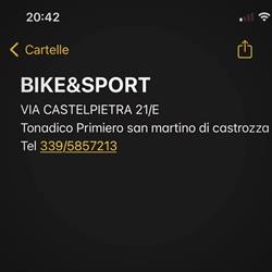 BIKE&SPORT Primiero San Martino di Castrozza, Tonadico - Orari di apertura