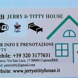 Jerry & Titty Charming House Capena, orari di apertura