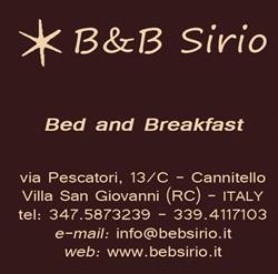 Bed & Breakfast Sirio, Villa San Giovanni orari di apertura