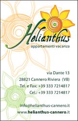 Helianthus Residence, Cannero Riviera orari di apertura