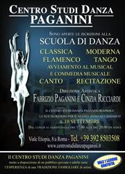 Centro Studi Danza Paganini, Roma orari di apertura