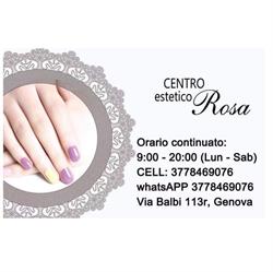 Estetico Rosa, Genova orari di apertura