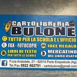 Cartolibreria Bulone Salvatore, Porto Empedocle orari di apertura