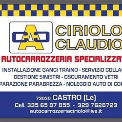 Autocarrozzeria Ciriolo Claudio, Castro orari di apertura
