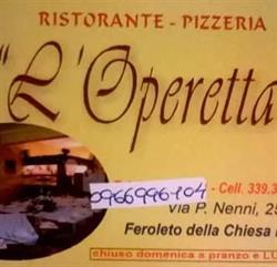 L'Operetta, Feroleto della Chiesa orari di apertura