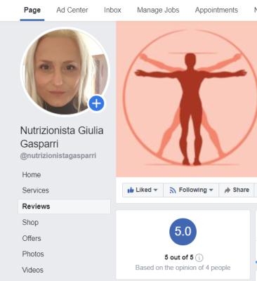 Nutrizionista Foligno Dr. Giulia Gasparri, orari di apertura