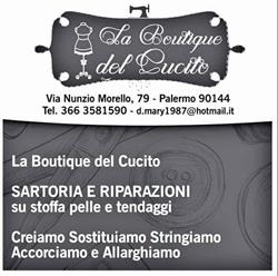LA BOUTIQUE DEL CUCITO, Palermo orari di apertura