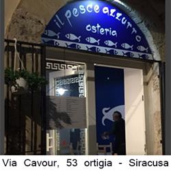 Il Pesce Azzurro Osteria, Siracusa orari di apertura