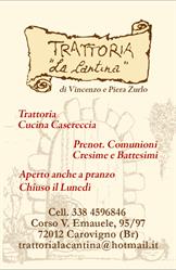 La Cantina, Carovigno orari di apertura