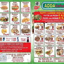 Adda Kebab, Canonica d'Adda orari di apertura