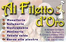 Al Filetto D'Oro, Santa Croce Camerina orari di apertura