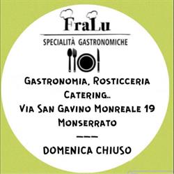 FraLu, Monserrato orari di apertura