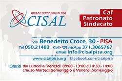 CISAL unione provinciale di Pisa, orari di apertura