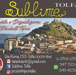 Sublime, Tolfa orari di apertura