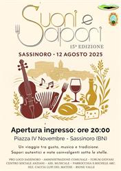 ASSOCIAZIONE PRO LOCO SASSINORO, Sassinoro orari di apertura