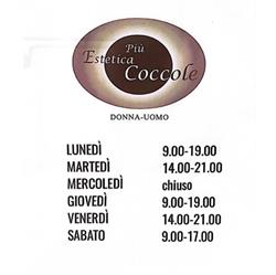 Estetica Coccole, Padova orari di apertura