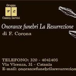 Onoranze Funebri La Resurrezione di F. Corona, Catania orari di apertura