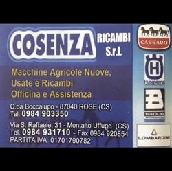Cosenza ricambi srl, Montalto Uffugo orari di apertura