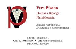 Biologa Nutrizionista Dott.ssa Vera Pisano, Sinnai orari di apertura