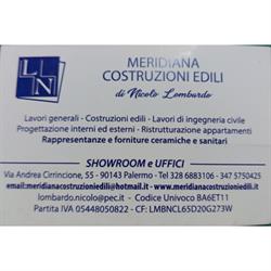 Meridiana Costruzioni Edili di Lombardo Nicolo', Palermo orari di apertura