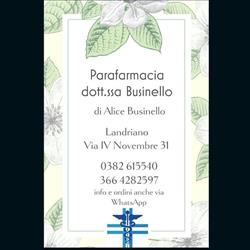 Parafarmacia dott.ssa Businello, Landriano orari di apertura