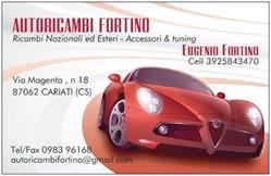 Autoricambi Fortino, Cariati orari di apertura