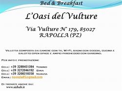 B&B L'OASI DEL VULTURE, Rapolla orari di apertura