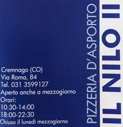 Pizzeria Il Nilo II, Inverigo orari di apertura